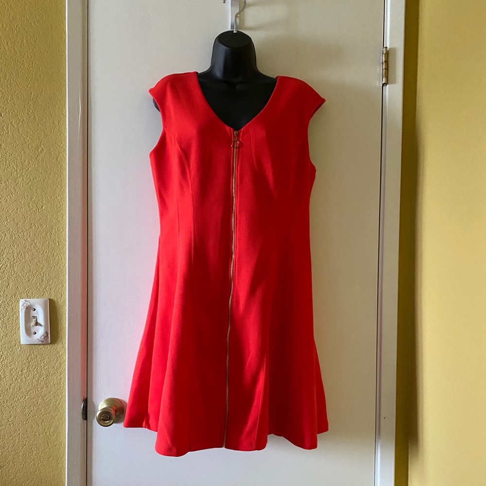 Zip-front dress